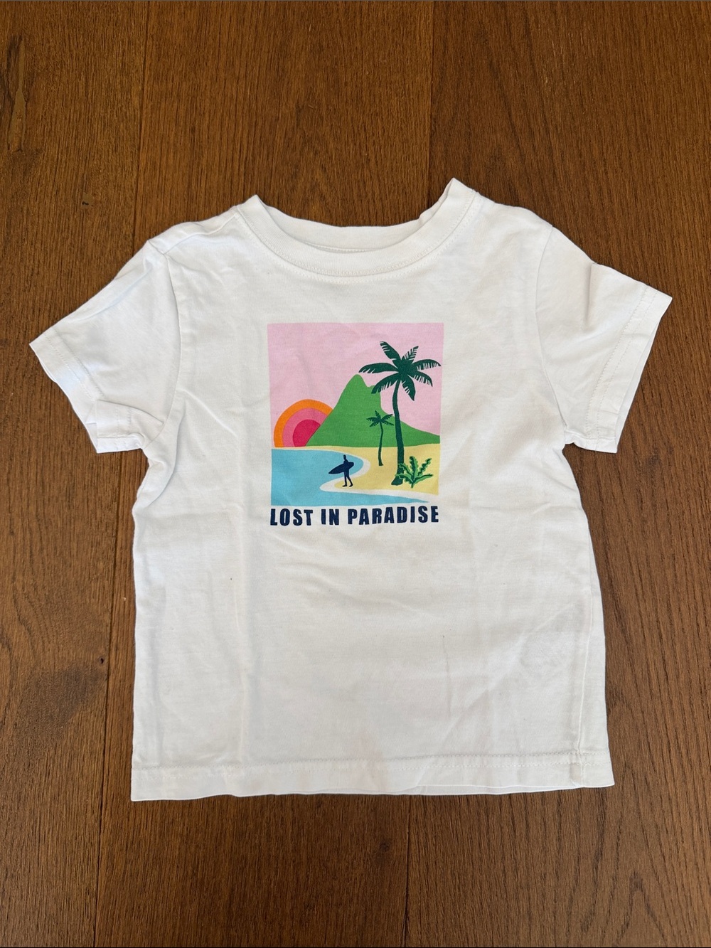Janie and Jack White 'Lost in Paradise' Graphic Tee